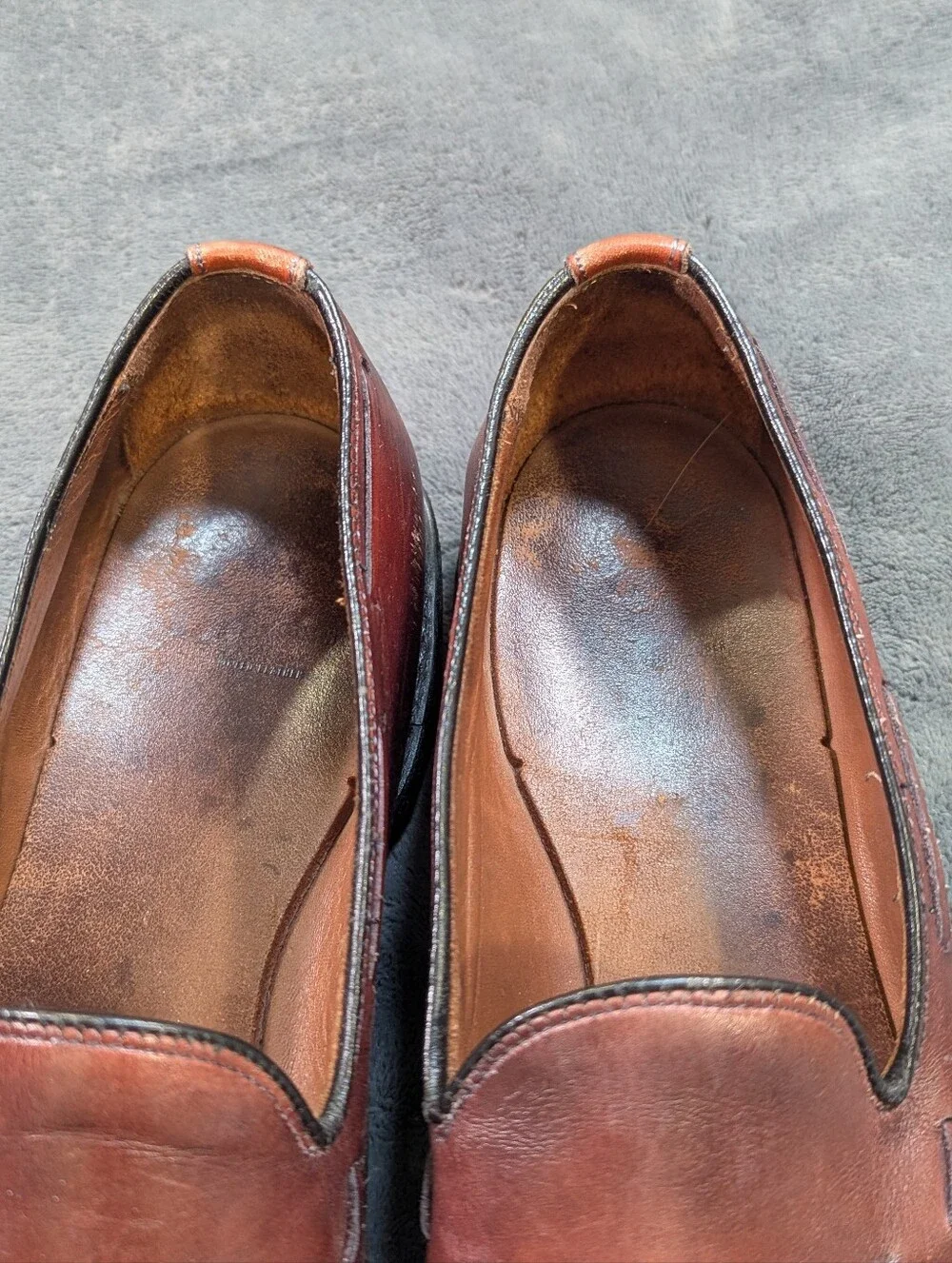 Allen Edmond Grayson Brown Leather Tassel Loafer Men's Size 9.5 Office Formal